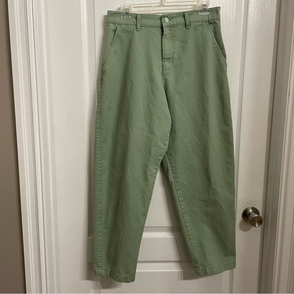 Lazy Oaf Sage Green Women's Trousers Mom Jeans Casual Classic Size US 8 / 30”
